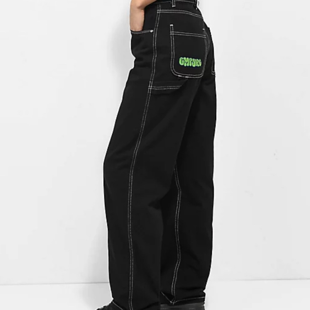 Empyre Tori Black Carpenter Skate Pants Size 2 - Picture 14 of 15